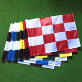 Maxbell Golf Flag Training Putting Green Flags for Yard,Garden, Indoor Green White