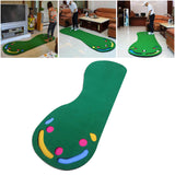 Maxbell Golf Putting Green Mat Home Office Portable Golf Hitting Training Rug Left