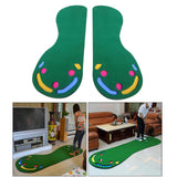 Maxbell Golf Putting Green Mat Home Office Portable Golf Hitting Training Rug Left