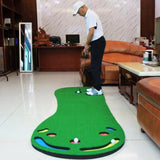 Maxbell Golf Putting Green Mat Home Office Portable Golf Hitting Training Rug Left