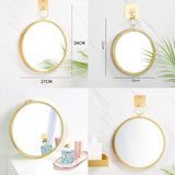 Maxbell Round Mirror Makeup Vanity Dressing Mirror Bathroom Mirrors M