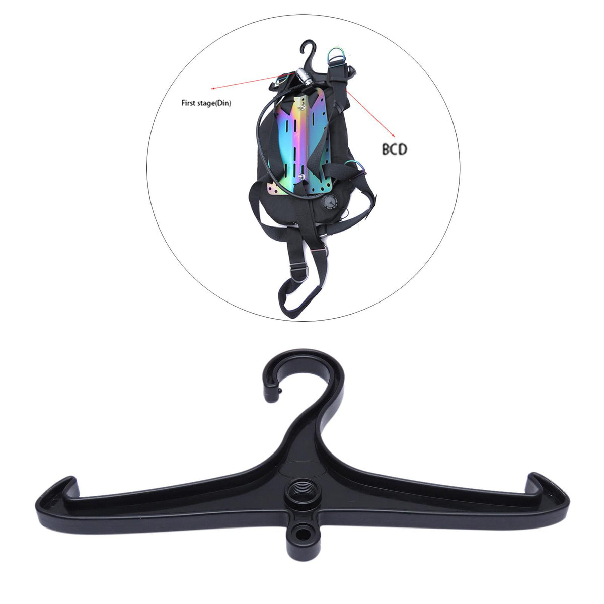 Maxbell Scuba Drysuit Hanger Dive Boots Draining Snorkel Surfing Gear Accessories