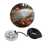 12 LED Ultrasonic Mist Maker Light Fogger Water Fountain Pond Mister Machine