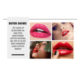 Maxbell Makeup Cosmetics Lip Gloss Base Essence Non-sticky DIY Making 50ml Clear
