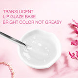 Maxbell Makeup Cosmetics Lip Gloss Base Essence Non-sticky DIY Making 50ml Clear