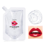 Maxbell Makeup Cosmetics Lip Gloss Base Essence Non-sticky DIY Making 50ml Clear