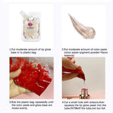 Maxbell Makeup Cosmetics Lip Gloss Base Essence Non-sticky DIY Making 50ml Clear