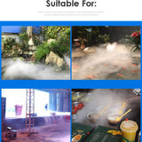 Maxbell Ultrasonic Mist Maker Rockery Pond Fogger Aquarium Atomizer 10 Heads
