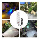 Maxbell Ultrasonic Mist Maker Rockery Pond Fogger Aquarium Atomizer 10 Heads