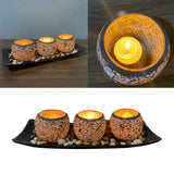 Maxbell Candle Holders Wedding Decorative Candelabra Desktop Candlestick Holders