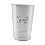 Maxbell 500ml Shatterproof Cold Drinks Beer Mug Cup Stainless Steel Travel Silver C