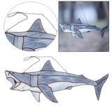Maxbell Acrylic Shark Suncatcher Door Hanging Panel Animal Pendant Tree Decor Craft