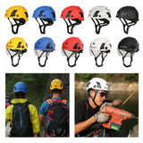 Maxbell Resistant Helmet with Visor Goggles for Outdoor Climbing White