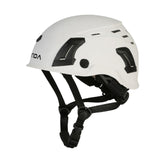 Maxbell Resistant Helmet with Visor Goggles for Outdoor Climbing White