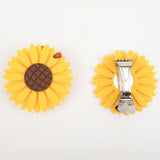 Maxbell 2pcs Curtain Tie Backs Sunflower Magnetic Curtain Tiebacks Clips Clip Style