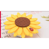 Maxbell 2pcs Curtain Tie Backs Sunflower Magnetic Curtain Tiebacks Clips Clip Style