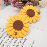 Maxbell 2pcs Curtain Tie Backs Sunflower Magnetic Curtain Tiebacks Clips Clip Style