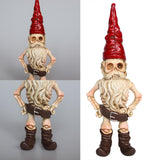 Maxbell Creative Gnome Statue Garden Outdoor Resin Home Figurines Funny Decor Male