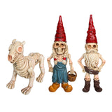 Maxbell Creative Gnome Statue Garden Outdoor Resin Home Figurines Funny Decor Male