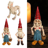 Maxbell Creative Gnome Statue Garden Outdoor Resin Home Figurines Funny Decor Male