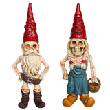 Maxbell Creative Gnome Statue Garden Outdoor Resin Home Figurines Funny Decor Male