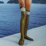 Maxbell 2mm Neoprene Wetsuit Long Socks Swimming Diving Stockings L Gold