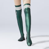 Maxbell 2mm Neoprene Wetsuit Long Socks Swimming Diving Stockings L Green