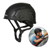 Maxbell Resistant Helmet with Visor Goggles for Outdoor Climbing Black