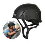 Maxbell Resistant Helmet with Visor Goggles for Outdoor Climbing Black