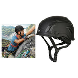 Maxbell Resistant Helmet with Visor Goggles for Outdoor Climbing Black