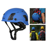 Maxbell Resistant Helmet with Visor Goggles for Outdoor Climbing Blue