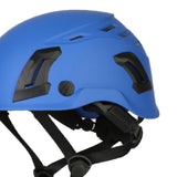 Maxbell Resistant Helmet with Visor Goggles for Outdoor Climbing Blue