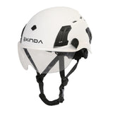 Maxbell Resistant Helmet with Visor Goggles for Outdoor Climbing White Goggles