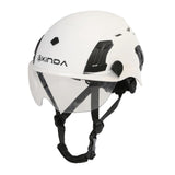 Maxbell Resistant Helmet with Visor Goggles for Outdoor Climbing White Goggles