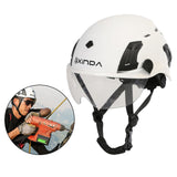 Maxbell Resistant Helmet with Visor Goggles for Outdoor Climbing White Goggles