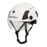 Maxbell Resistant Helmet with Visor Goggles for Outdoor Climbing White Goggles