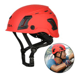 Maxbell Resistant Helmet with Visor Goggles for Outdoor Climbing Red