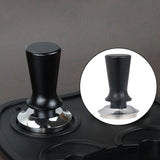 Maxbell Coffee Powder Distributor Leveler Tool Tamper Press Hammer Black 53mm
