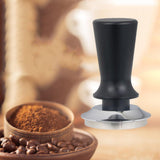 Maxbell Coffee Powder Distributor Leveler Tool Tamper Press Hammer Black 53mm