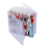 Maxbell Multifunction Nail Polish Case Storage Caddy for 30 Bottles Dustproof