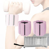 Maxbell Wrist Weights Bracelet Gym Exercise Yoga Fitness Training Running Pink 2pcs