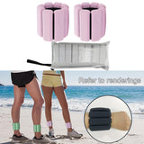 Maxbell Wrist Weights Bracelet Gym Exercise Yoga Fitness Training Running Pink 2pcs