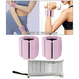 Maxbell Wrist Weights Bracelet Gym Exercise Yoga Fitness Training Running Pink 2pcs