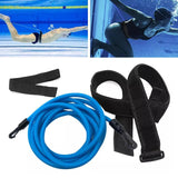 Maxbell 4m Swimming Resistance Belt Swim Tether Trainer Training Aids Blue 10mm