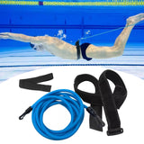 Maxbell 4m Swimming Resistance Belt Swim Tether Trainer Training Aids Blue 10mm