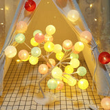 Maxbell Cotton Ball Night Light Table LED Fairy Tree Light Desktop Bonsai Home Decor