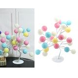 Maxbell Cotton Ball Night Light Table LED Fairy Tree Light Desktop Bonsai Home Decor