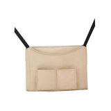 Maxbell Universal Car Net Pocket Handbag Holder Between Car Seat Storage Bag Beige