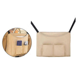 Maxbell Universal Car Net Pocket Handbag Holder Between Car Seat Storage Bag Beige