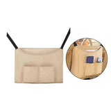 Maxbell Universal Car Net Pocket Handbag Holder Between Car Seat Storage Bag Beige
